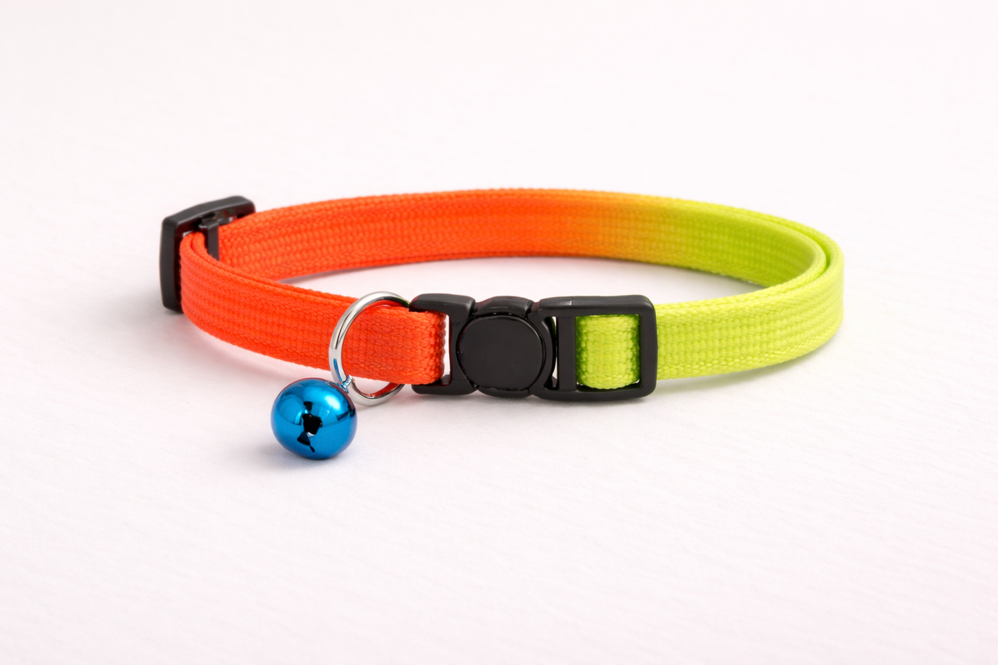 Neon Dual-Tone Cat Collar with Bell