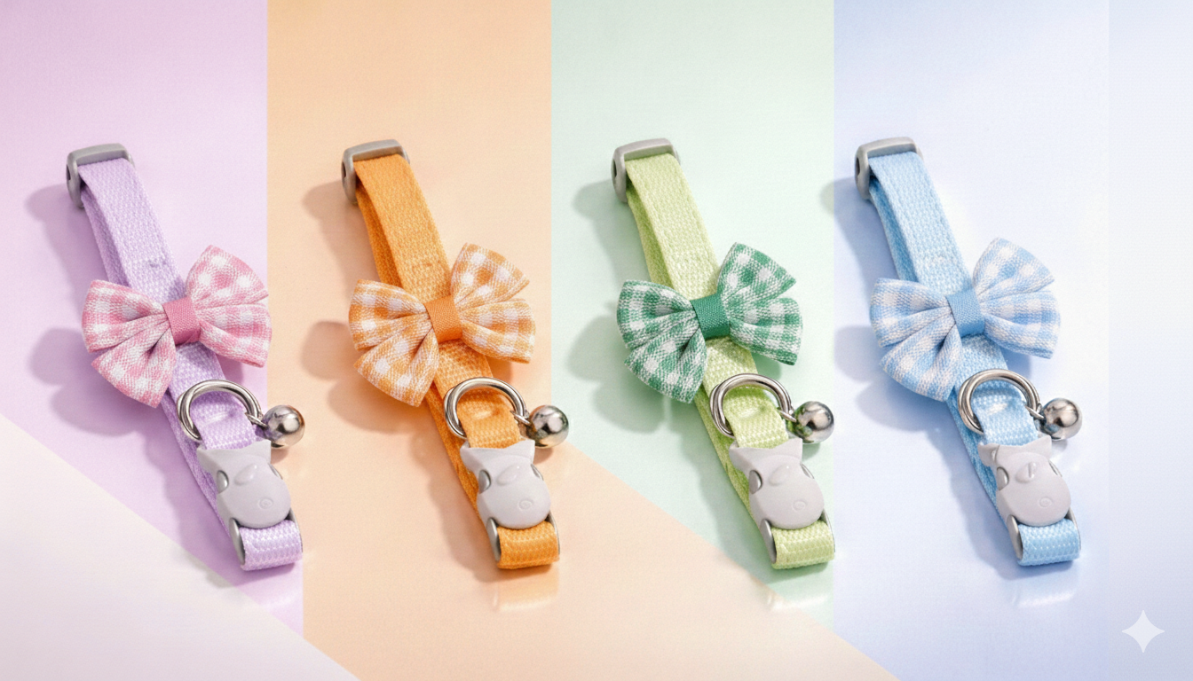 Bow Collar – Green